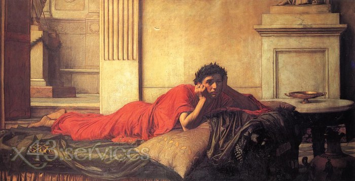 John Waterhouse - Die Reue Neros nach dem Mord an seiner Mutter - The Remorse of Nero After the Murder of His Mother